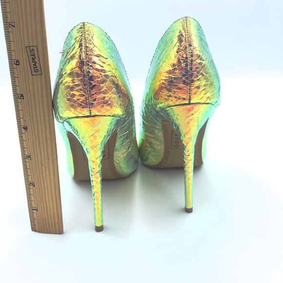 Shoe Republic LA Holographic Stilettos Size 8 - Picture 6 of 8